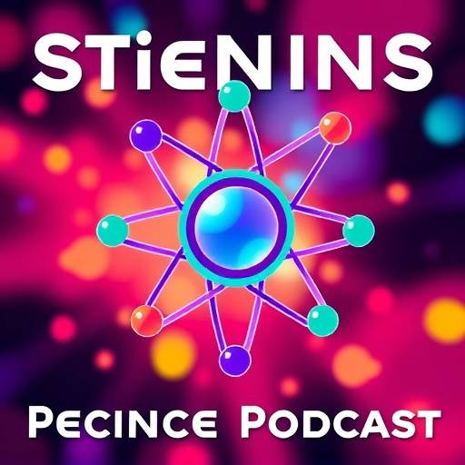 Podcast cover art for 'Science Simplified' - a podcast about science. The cover is a stylized atom with bright colors.